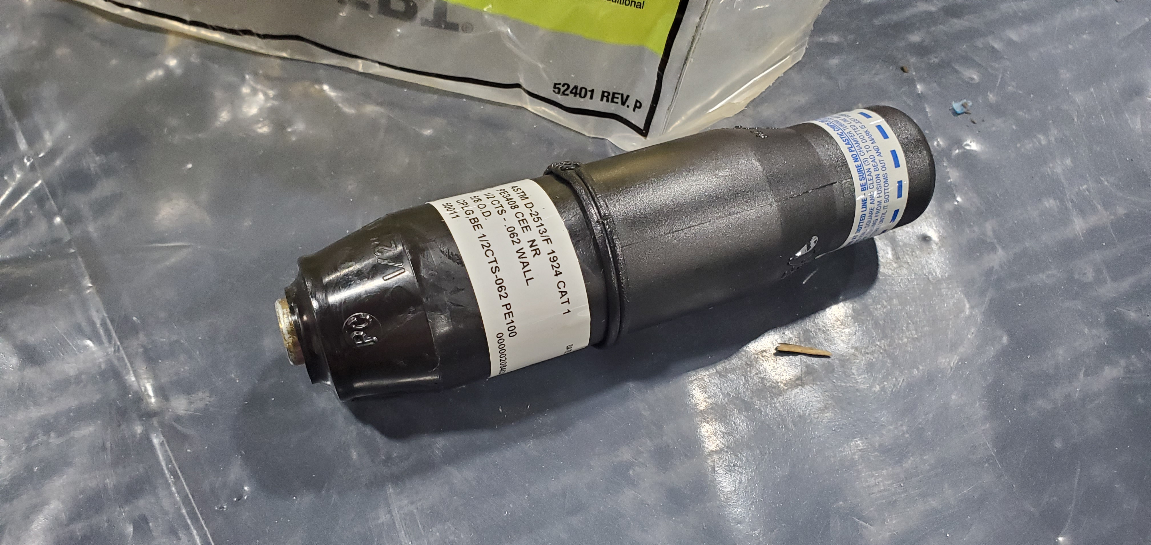 CAP, MECH 1/2IN CTS PLSTC